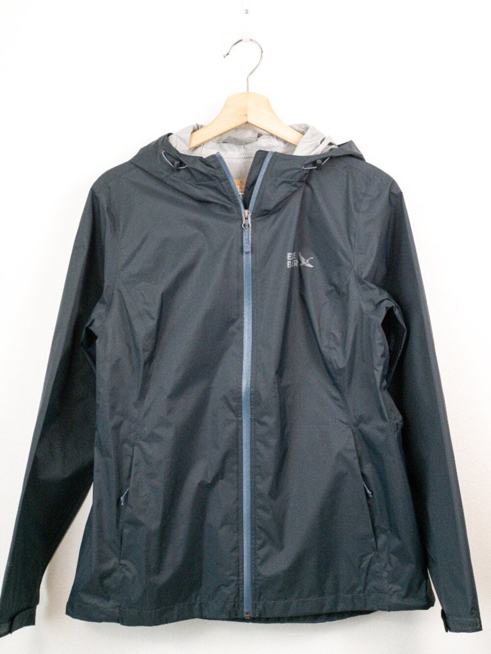 NWT Eddie Bauer Cloud Cap Rain Jacket Waterproof Storm Gray Women's M